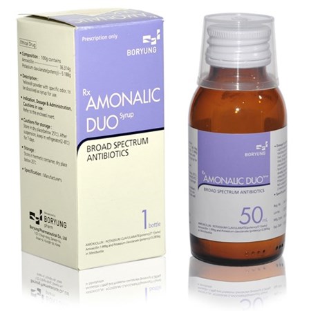 Thuốc Amonalic Duo Syrup - Điều trị nhiễm khuẩn
