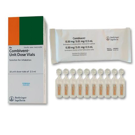 Thuốc Combivent Unit Dose Vials 5mg/2.5ml
