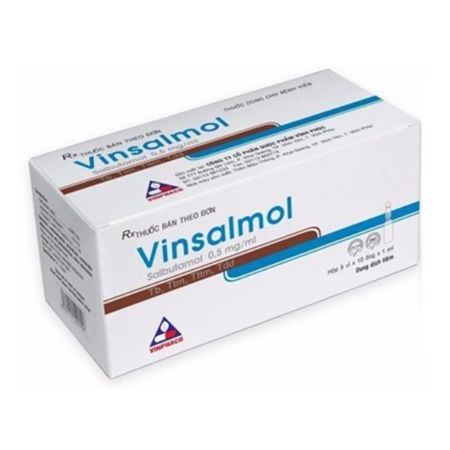 Thuốc Vinsalmol 0.5mg/Ml