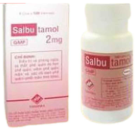 Thuốc Salbutamol 2mg Vidipha - Điều trị viêm phế quản 
