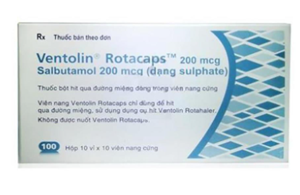 Thuốc Ventolin Rotacaps 200mcg