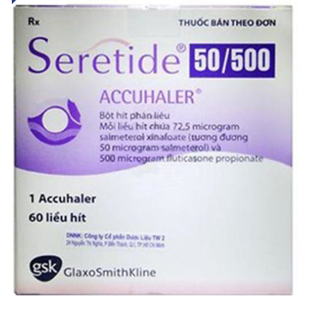 Thuốc Seretide Accu.50/500 - Thuốc Điều Trị Hen Phế Quản