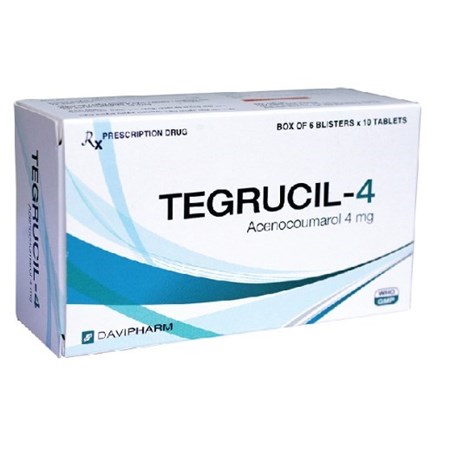 Thuốc Tegrucil 4mg - Dự phòng tắc nghẽn mạch máu 