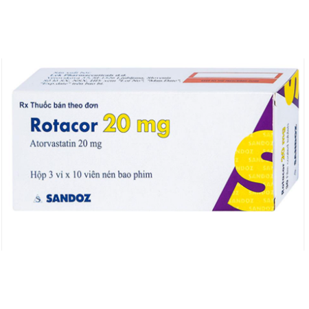 Thuốc Rotacor 20mg
