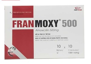 Thuốc Franmoxy 500mg - Điều trị nhiễm khuẩn