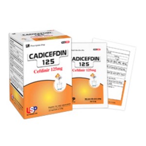 Thuốc Cadicefdin 125 - Điều trị nhiễm khuẩn