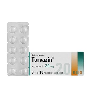 Thuốc Torvazin 20mg - giảm cholesterol toàn phần