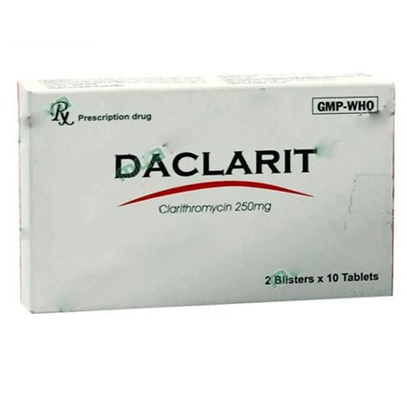 Thuốc Daclarit 250mg - Điều trị nhiễm khuẩn