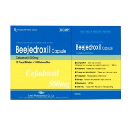 Thuốc Beejedroxil 500mg - Điều trị nhiễm khuẩn