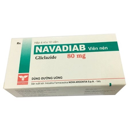 Thuốc Navadiab 80mg - Thuốc điều trị bệnh đái tháo đường