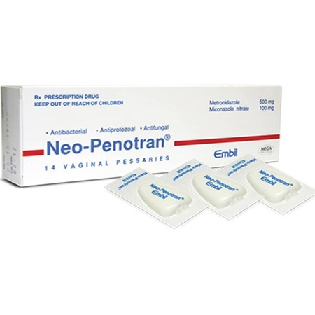 Thuốc Neo-Penotran - Viên đặt kháng nấm 