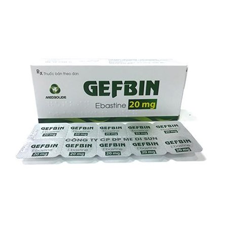 Thuốc GEFBIN 20mg - Điều trị Viêm mũi dị ứng