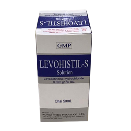 Thuốc Levohistil-S Solotion - Điều trị các trường hợp dị ứng
