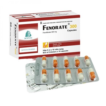 Thuốc FenorasBoston 300 - Giảm Triglyceride, cholesterol máu.