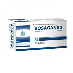 Thuốc Bosagas 80 - Điều trị tăng huyết áp, suy tim.