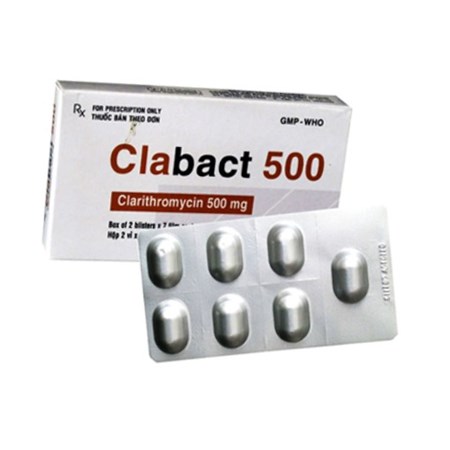 Thuốc CLABACT 500mg - Điều trị nhiễm khuẩn đường hô hấp