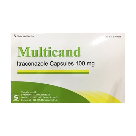 Thuốc Multicand 100mg - Điều trị Nhiễm nấm candida