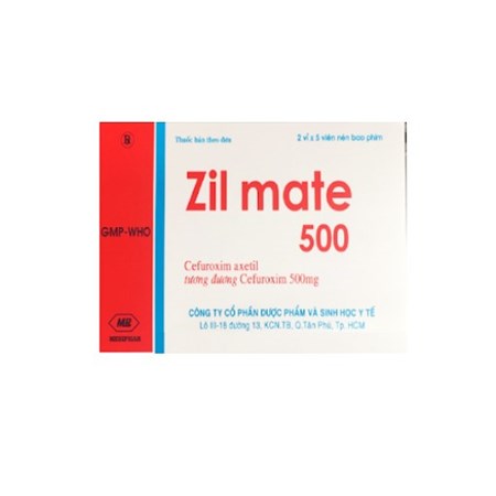 Thuốc Zil Mate 500mg - Điều trị Nhiễm khuẩn 