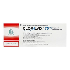 Thuốc Clopalvix 75 - Phòng ngừa xơ vữa động mạch
