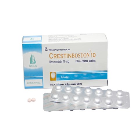 Thuốc Crestinboston 10 - Điều trị tăng cholesteron máu