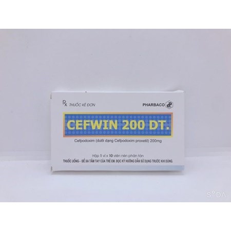 Thuốc Cefwin 200 DT - Điều trị nhiễm khuẩn da và cấu trúc da