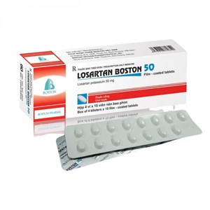 Thuốc Losartan Boston 50 - Điều trị tăng huyết áp, suy tim