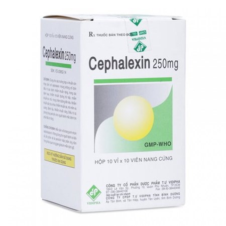 Thuốc Cephalexin 250mg Vidipha - Điều trị nhiễm khuẩn