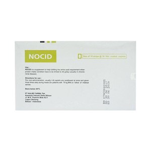 Thuốc Nocid - Bổ sung acid amin cho người suy thận 