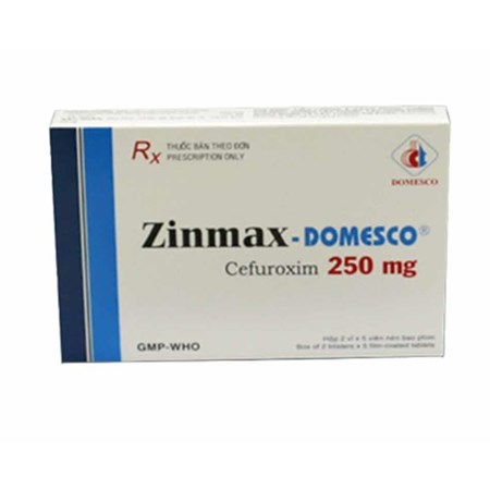 Thuốc Zinmax - Domesco 250mg - ĐIều trị nhiễm khuẩn