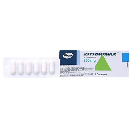 Thuốc Zithromax 250mg - Điều trị nhiễm khuẩn