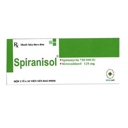 Thuốc Spiranisol - Điều trị nhiễm khuẩn