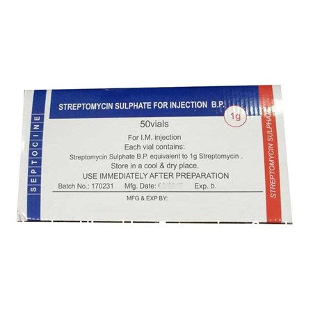 Thuốc Streptomycin Sulphate For Injection BP 1g - Điều trị bệnh lao