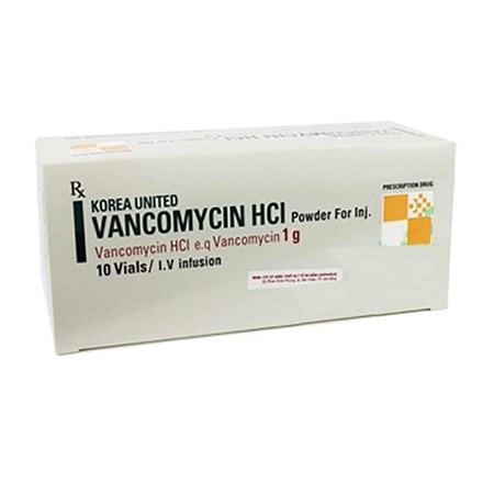 Thuốc Tiêm Korea United Vancomycin HCl 1g - Điều trị nhiễm khuẩn