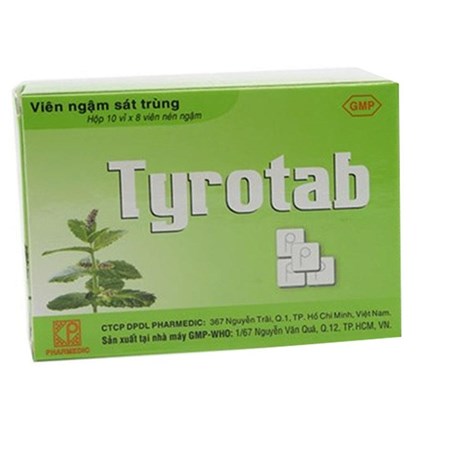 Thuốc Tyrotab - Điều trị nhiễm khuẩn