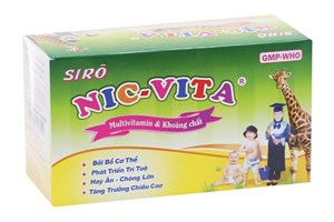 Thuốc Nic – vita siro - Dành cho  trẻ nhỏ