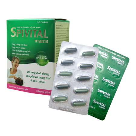 Thuốc Spivital MaMa - Giúp bổ sung dinh dưỡng cho phụ nữ 