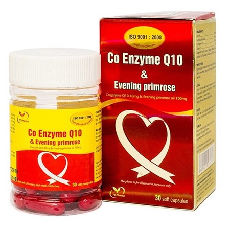 Thuốc Co Enzyme Q10 & Evening primrose - Bảo vệ tim mạch