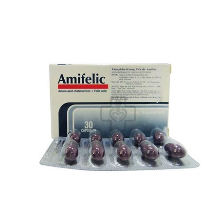 Thuốc Amifelic  – Bổ Sung Sắt Và Acid Folic