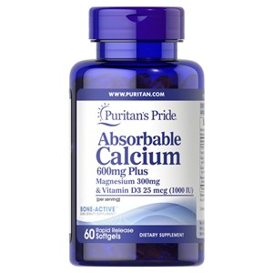 Thuốc Absorbable Calcium 600mg Plus Lọ 60 Viên – Bổ Xung Canxi