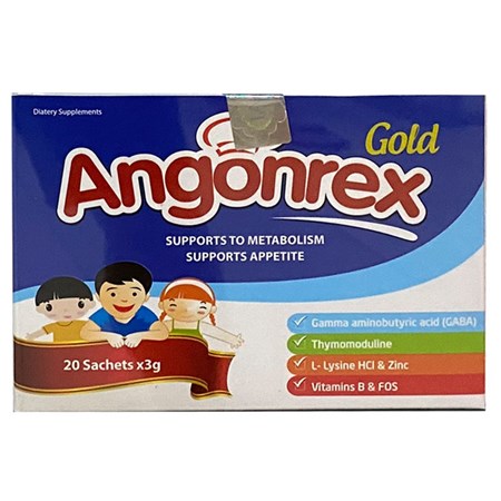 Thuốc Angonrex gold hộp 20 gói – Hỗ trợ tiêu hóa