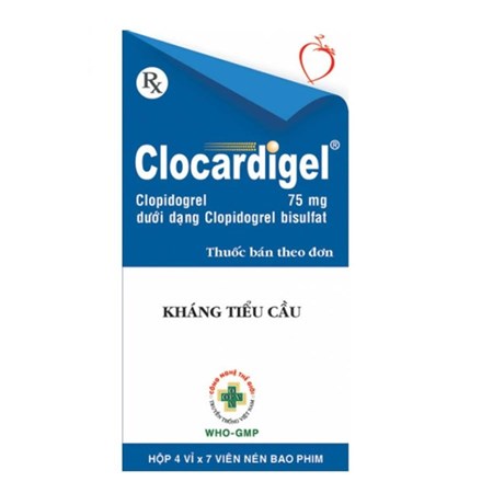 Thuốc Clocardigel 75Mg - Điều trị các bệnh tim mạch