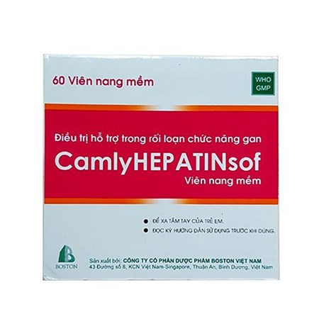 Thuốc CamlyHepatinSof - Điều trị rối loạn chức năng gan