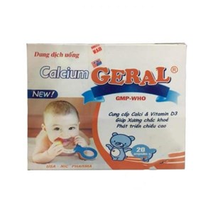 Thuốc Calcium Geral – Giúp xương trẻ em chắc khỏe