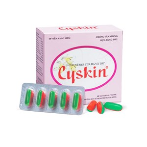Thuốc Cyskin Hộp 12 vỉ - bổ sung vitamin và khoáng chất