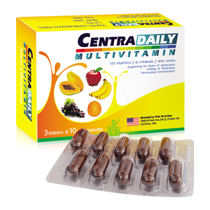 Thuốc Centra Daily Multivitamin - Bổ sung Vitamin và khoáng chất 