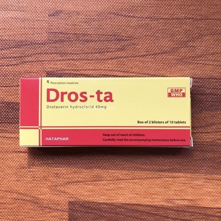 Thuốc Dros-Ta 40mg - Điều trị co thắt đường mật