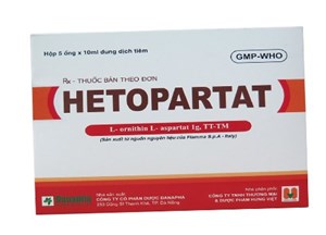 Thuốc Hetopartat 3g - Điều trị xơ gam, gan nhiễm mỡ