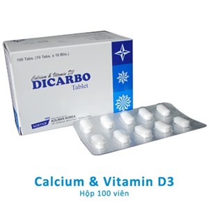 Thuốc Dicarbo – Cung cấp calci và vitamin D