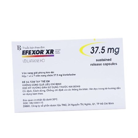 Thuốc Efexor XR 37.5mg - Điều trị trầm cảm