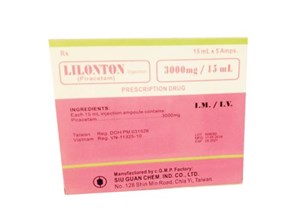 Thuốc Lilonton Injection 3000 mg/15ml - Điều trị rung giật cơ